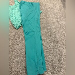 Teal Women's Pants Uniform Scrub Bottom